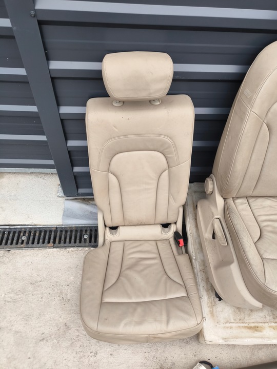 фото №8, Сиденье сиденья audi q5 8r кожа 2008-2016 светлый комплект !!!