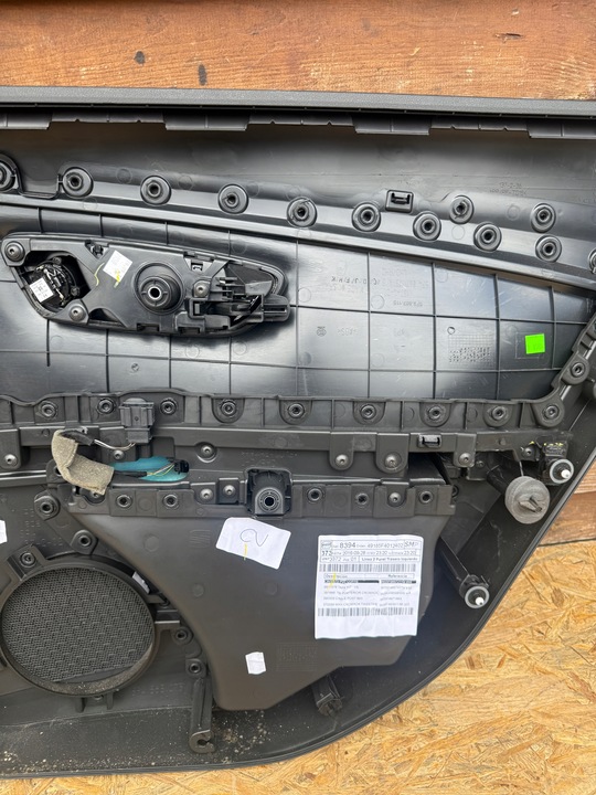 фото №8, Оббивка боковина двері seat leon 3 5f універсал шкіра fr лівий зад задній