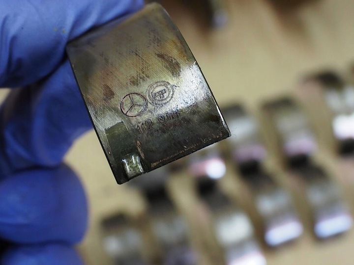 фото №15, Mercedes w210 3.2 v6 112941 wał коленчатый вкладыши