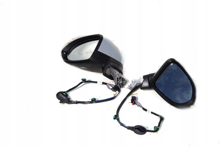 фото №8, Vw passat b8 la7w дзеркало двері праві 9 pin кабелі зовнішні контактів el.skł