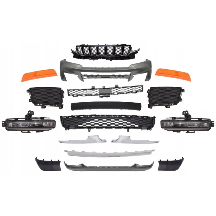 фото №1, Комплектний бампер jeep grand cherokee wl limited 2021 2022 2023 2024 2025