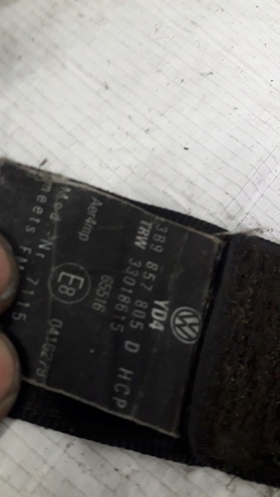 фото №10, Pas безпеки 3b9857805d лівий зад passat b5