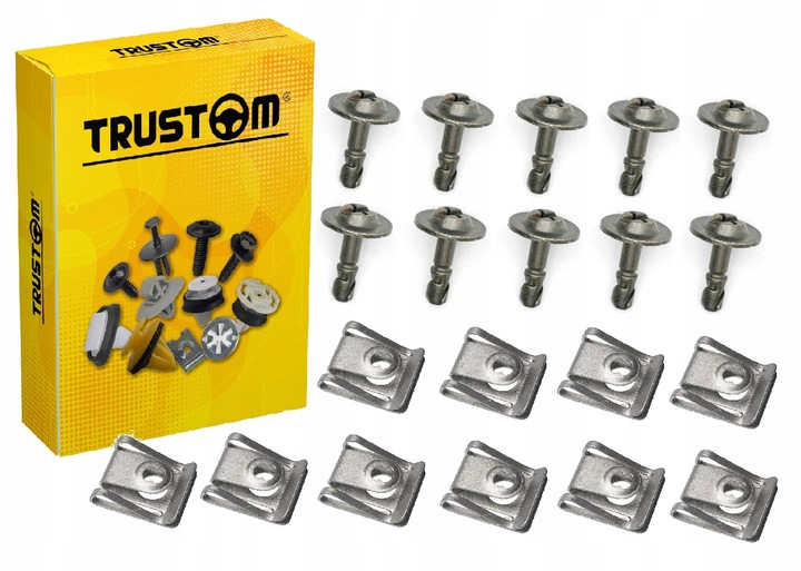 фото №1, 10x пластина + винт клипса защитные накладки плита двигателя do audi a4 b7 b8 a5 q3 q5