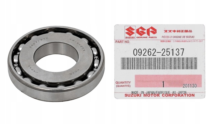 фото №1, Підшипник коробки коробки передач jimny 1.3 swift 09262-25137