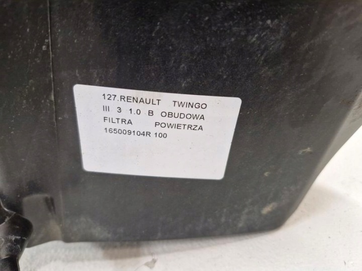 фото №10, Renault twingo 3 iii 1.0 b корпус фильтра воздуха 165009104r