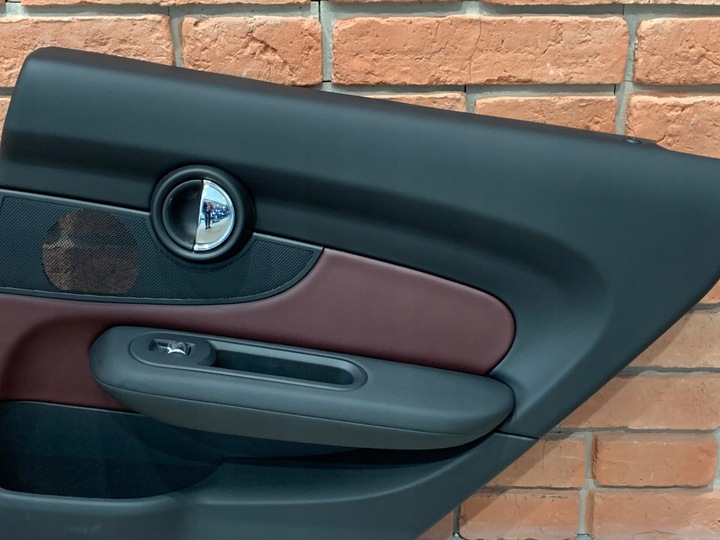 фото №3, Mini clubman f54 боковина обивка дверь burgundy