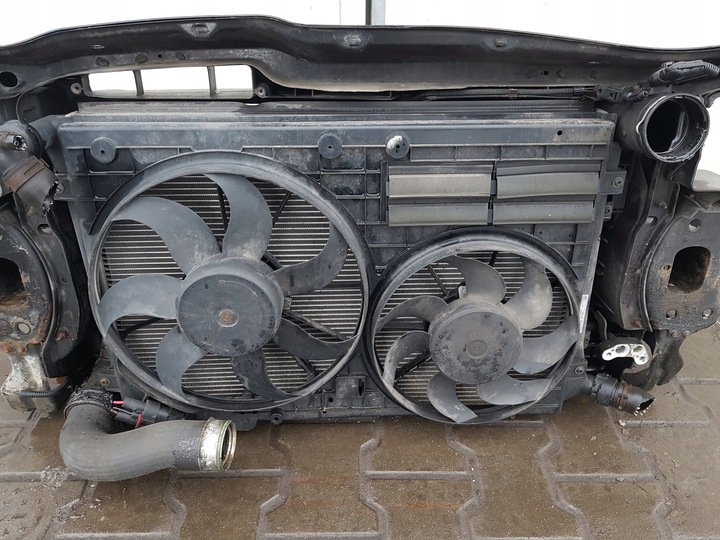 фото №7, Vw eos 06-10r 2.0 tdi bmm pas переднее радиатор вентиляторы