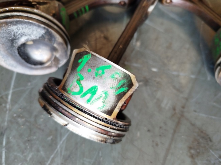 фото №10, Поршень шатун 1.6 fsi bag audi a3 8p vw golf 5 touran 036l/ah