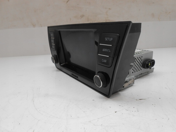 фото №7, Skoda fabia iii радіо заводські навігація екран lcd без гідропідсилювача блокування 6v0035871j