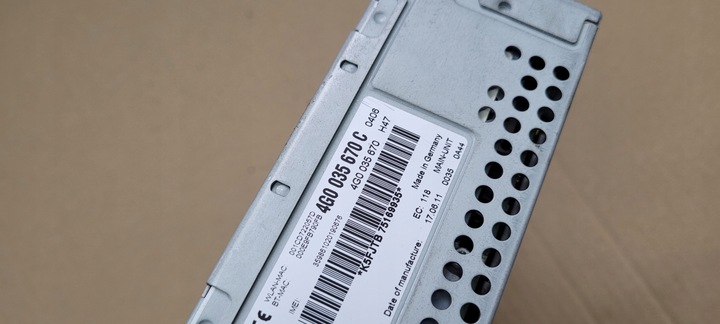 фото №9, A6 c7 4g модуль считыватель навигации мультимедиа 4g0035670c a7 4g