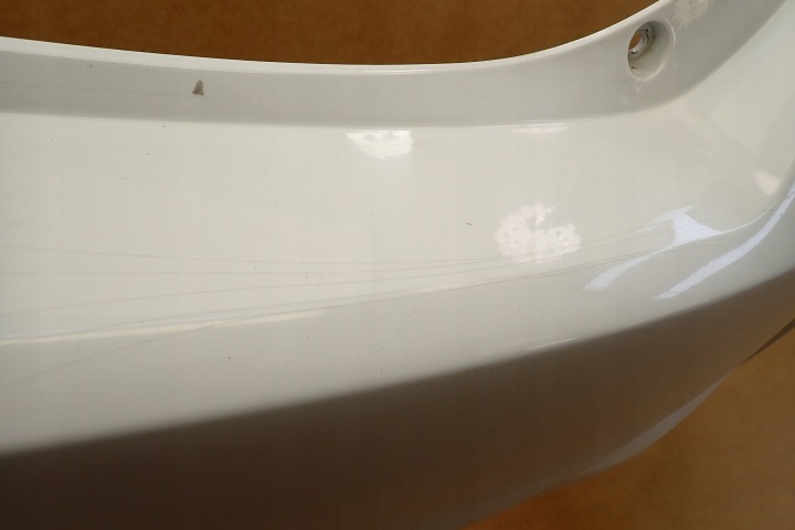 фото №6, Toyota yaris iii рестайлінг 16- задній бампер білий 52159-0d480 oem номер