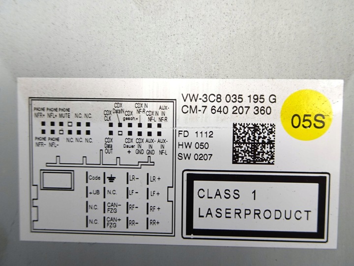 фото №7, Радіо cd volkswagen golf vi