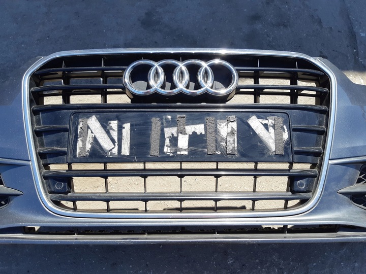 фото №7, Audi a6 c7 lz7s бампер s-line переднее решётка радиатора перед решётка
