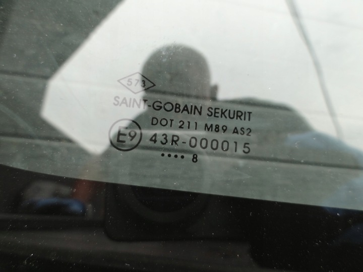 фото №2, Dacia lodgy stepway 2018 скло кузовна лівий зад прокладка відкидна org