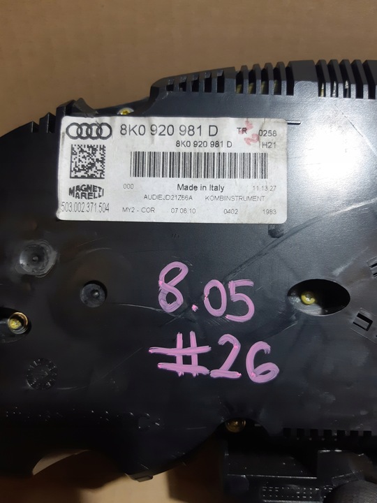 фото №6, Audi a4 b8 рестайлинг tdi спидометр приборы uk 8k0920981d