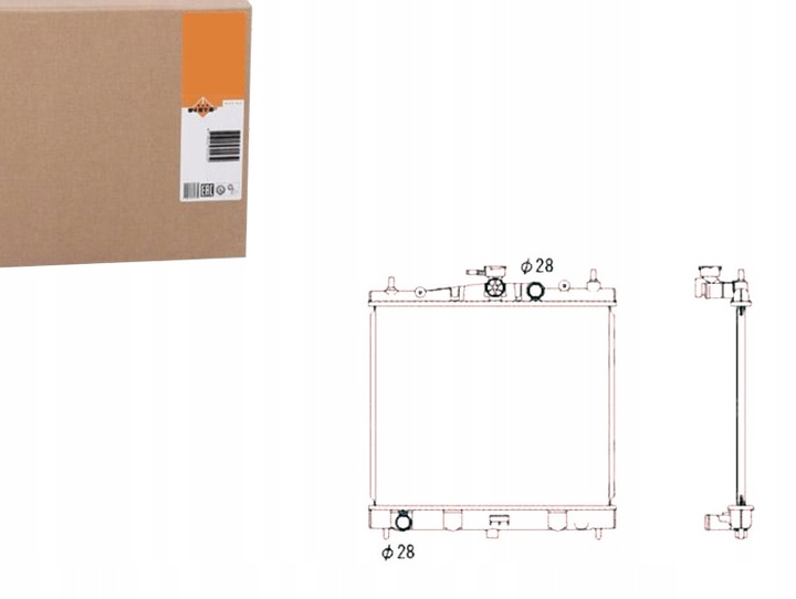 фото №1, Nrf радіаторів renault clio iii 05- bez кондиціонер