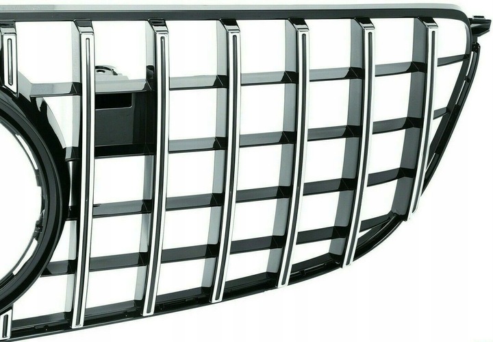 фото №7, Решётка решётка радиатора mercedes gls x166 w166 panamericana amg хром новый bdb качество