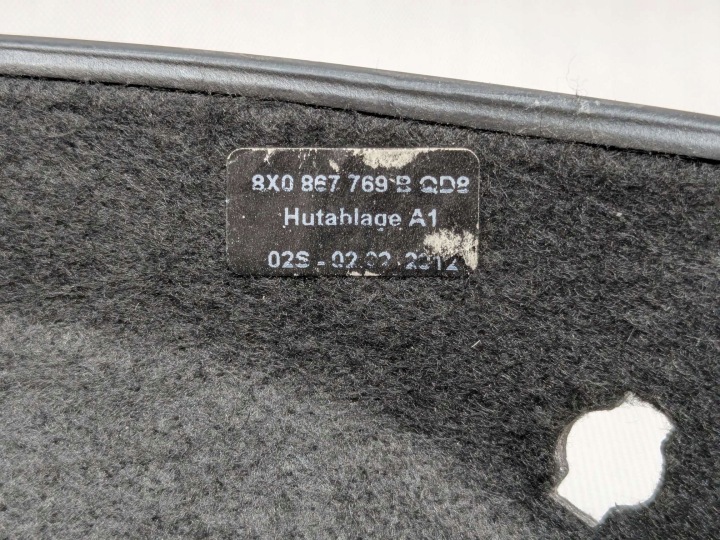 фото №6, Полка багажника задня 8x0867769b audi a1 8x 5d 2010-