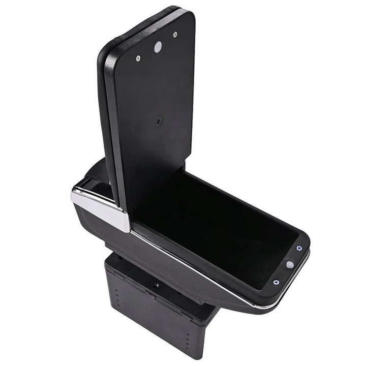 фото №10, Подлокотник автомобильный ze бардачком экокожа универсальный чёрный