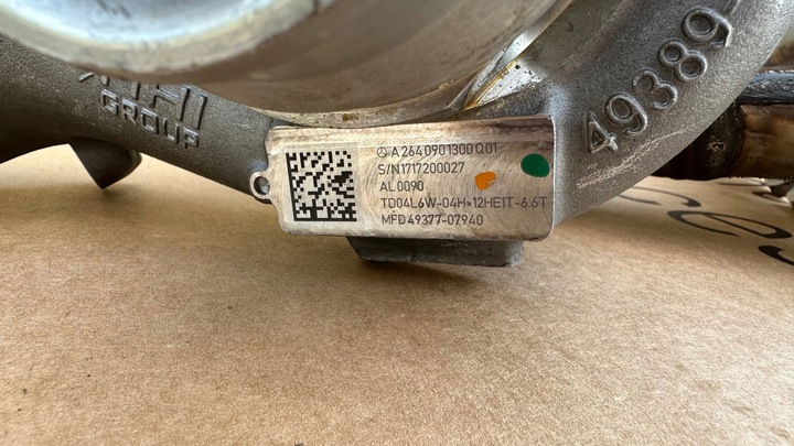 фото №9, Mercedes m264 2.0 бензин турбонагнітач turbo турбіна a2640901300