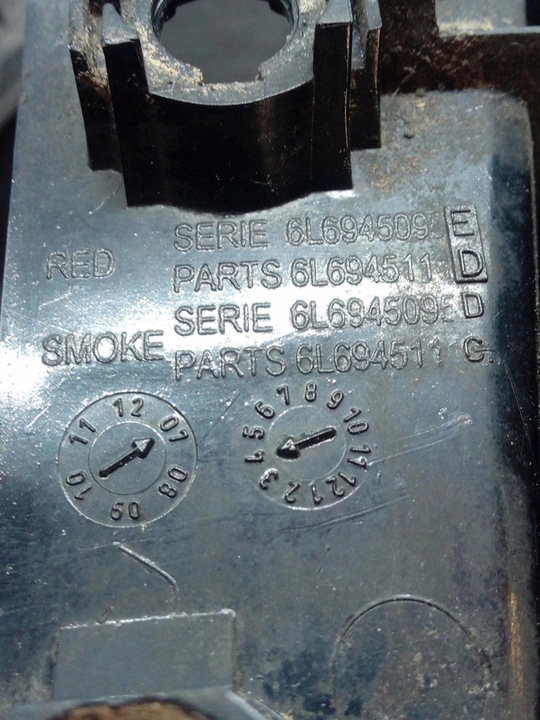 фото №14, Лампы задние набор seat ibiza iii цвет smoke