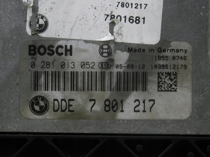 фото №5, 0281013052 dde7801217 блок керування двигуном (ecu) bmw x3 e83 3.0d