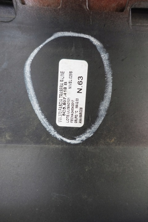 фото №10, Бампер зад задний vw new beetle r-line 5c5