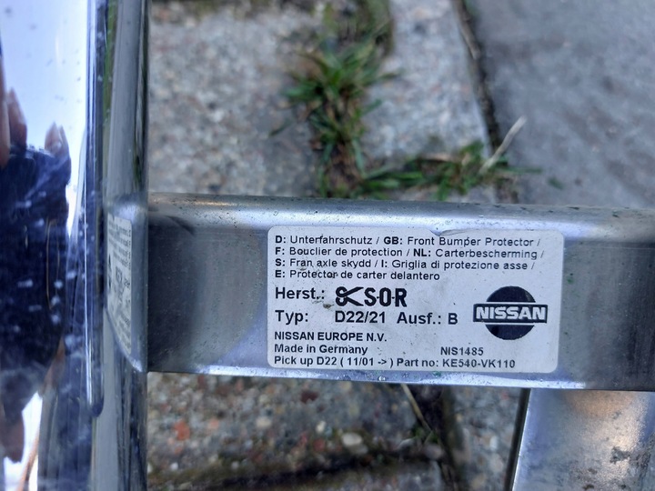 фото №6, Труба передня kangur taran nissan navara d22 оригінал