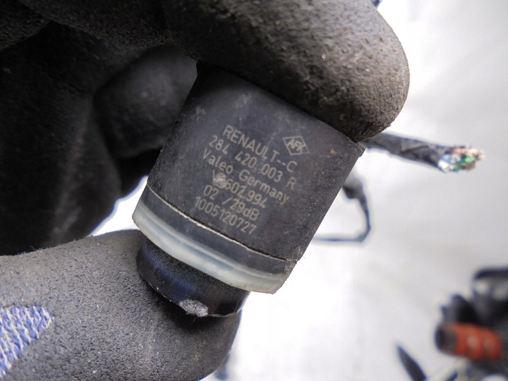 фото №8, 3x датчик pdc парковка бампер зад жгут установка renault megane iv