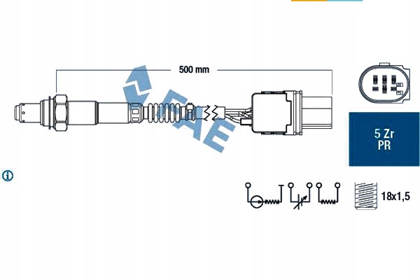 фото №2, Fae лямбда-зонд mercedes c a205 c c204 c c20