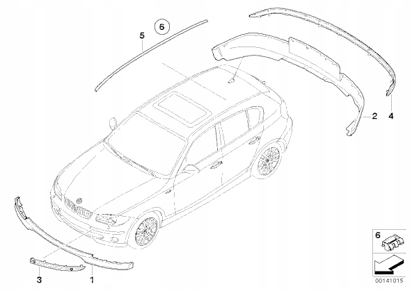 фото №9, Bmw e87 e90 e92 скоба кронштейны планки крышный
