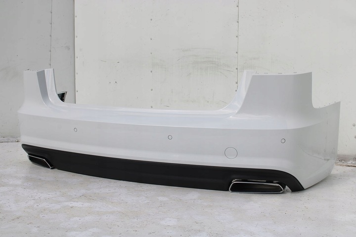 фото №9, Audi a6 sedan зад бампер задний крышка багажника 4g 4g5 лампы 2y2y ls9r белый