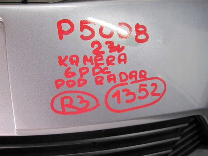фото №11, Бампер перед peugeot 5008 23r 6 pdc камера pod радар