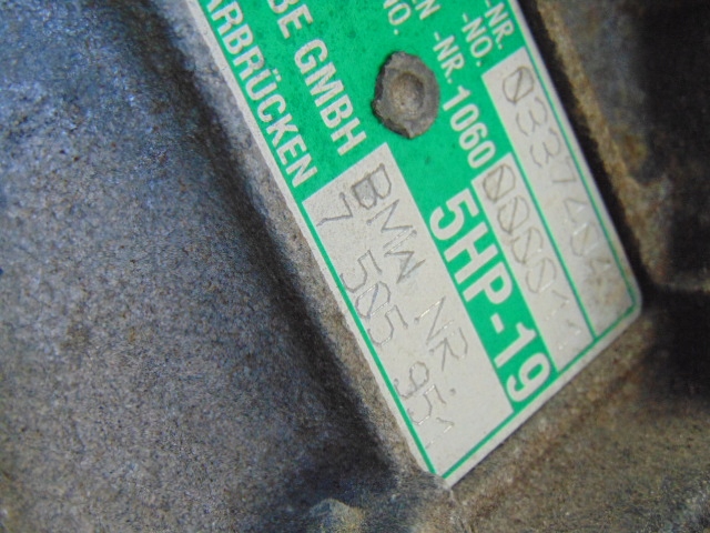 фото №9, Bmw e46 e39 e38 автоматическая коробка передач коробки передач автомат 5hp-19 5hp19 7505951