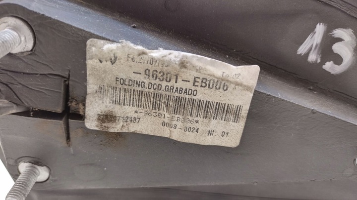 фото №9, Nissan pathfinder r51 правые зеркало zewnętzne 3 pin 96301-eb006 uk