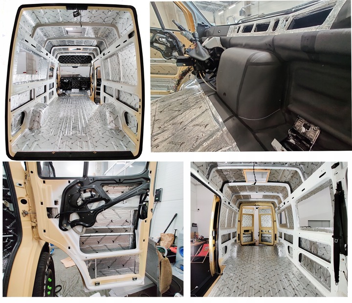 фото №14, Килимок шумопоглинаюча butylowa колісна арка автомобіля 1,5mm бар'єр tłumienie hałasu