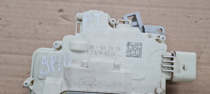 фото №6, A6 c7 4g замок дверь правые зад 9 pin 4g0839016 a7 4g