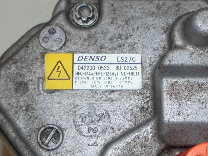 фото №6, Компрессор кондиционера toyota rav4 v 042200-0533 es27c