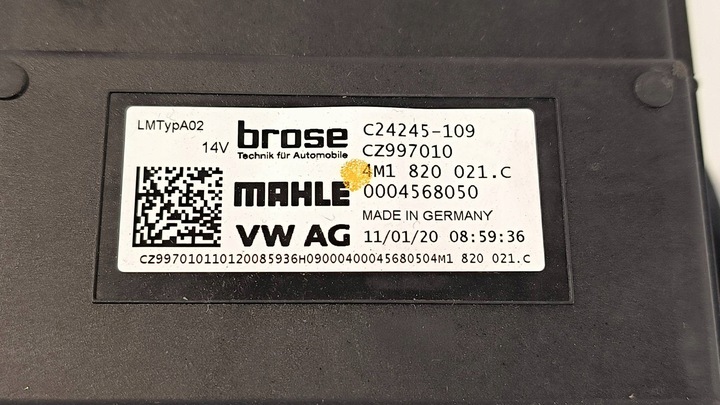 фото №2, Вентилятор салонный 4m1820021c audi q5 ii fy