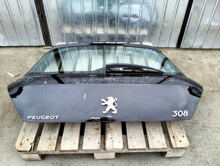 фото №13, Кришка багажника peugeot 308 t7 роки 2007-2011 чорна 5d 5двері hb