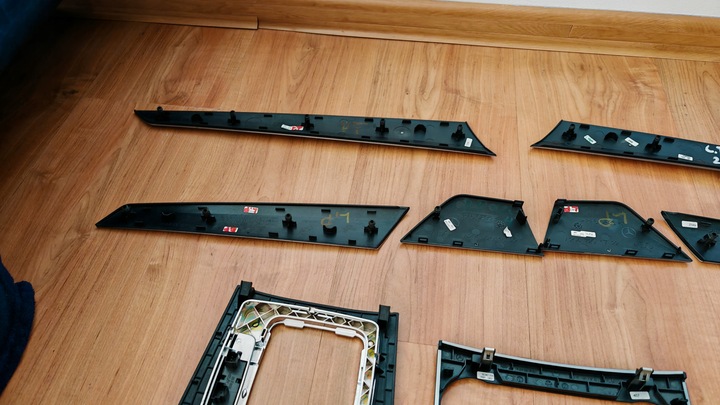 фото №14, Декоры планки декоративный комплект mercedes w204 универсал шлифованный алюминий