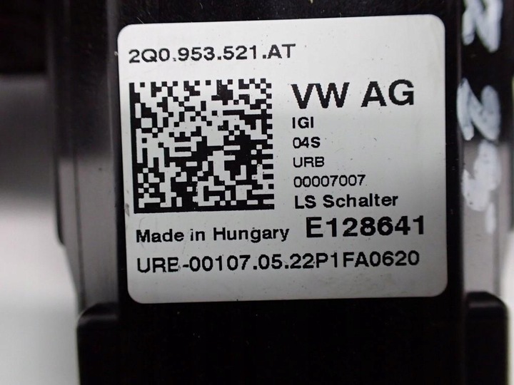 фото №8, Кермовий/підкермовий перемикач стрічка комбінований 2q0959653 vw taigo 23r