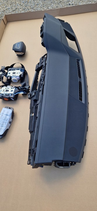 фото №7, Консоль панель раздаточная audi a7 a6 c8 оригинал кожа head up комплект