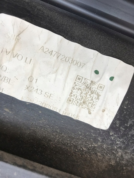 фото №9, Mercedes gla a247 планка дверь правая зад задняя a2477203007