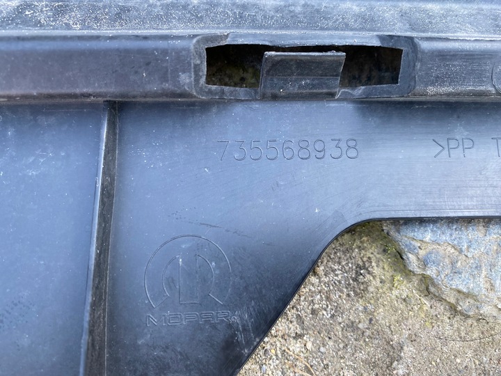 фото №13, Fiat 500x 500 x спойлер накладка бампера зад 735568938 оригинал