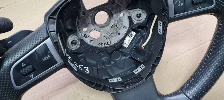 фото №11, A6 c6 рестайлінг кермо шкіра шкіряний sline 3спицева пелюстки 4f0419091dp a4