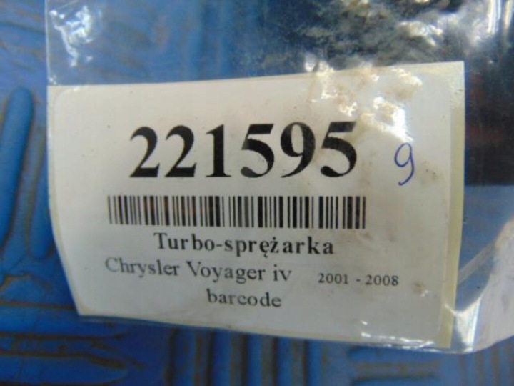 фото №9, Chrysler voyager iv 2.8crdi turbo-sprężarka 35242095g