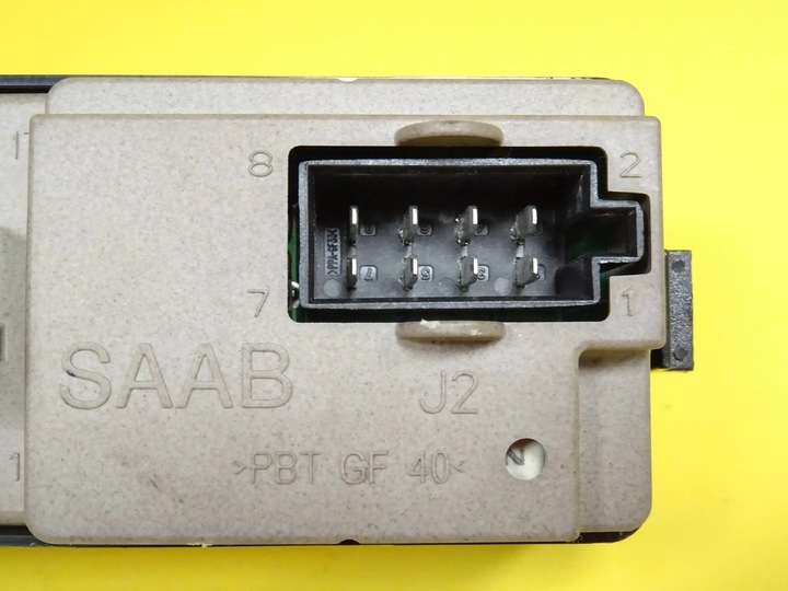 фото №7, Перемикач панель скло лівий зад saab 9-3 12764033 nr1523