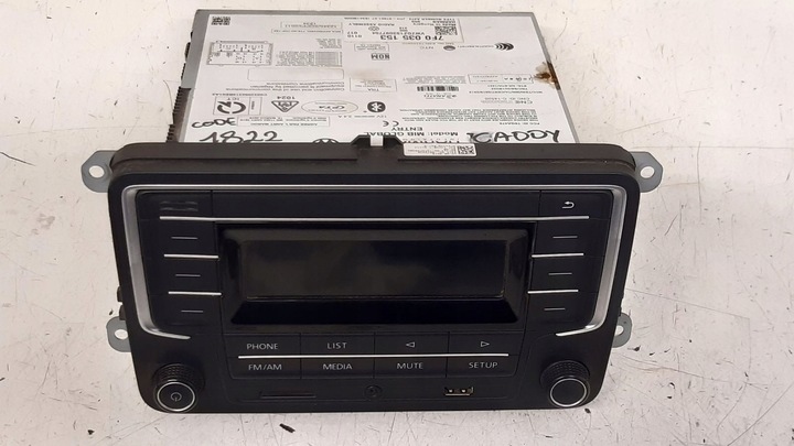 фото №1, Радіо код vw caddy iii