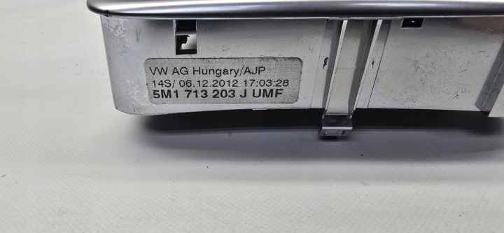 фото №6, Рамка ручка зміни кпп / коробка передач volkswagen golf plus 5m1713203j